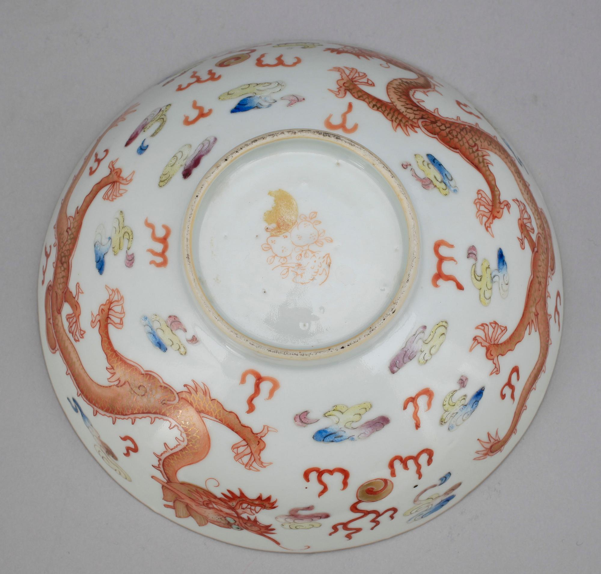 SKÅL, porslin, Kina, 1900-tal.
