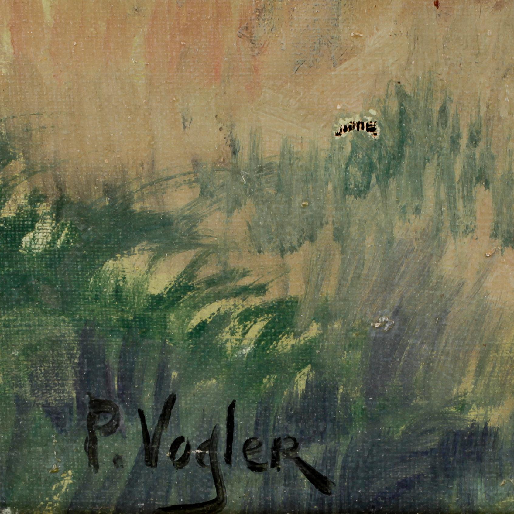 PAUL VOGLER, olja på duk. Sign.