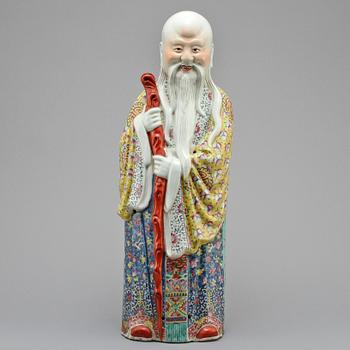 FIGURER, 3 st, porslin, Kina, modern tillverkning.