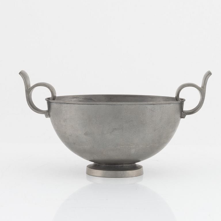 Edvin Ollers, a pewter bowl, from Schreuder & Olsson Stockholm.