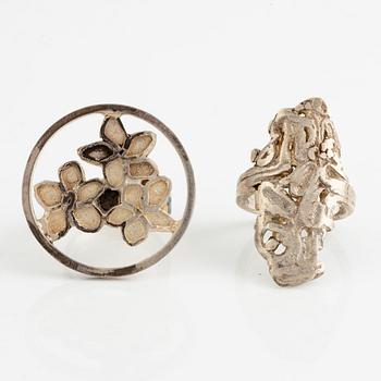 Lars Arby, six rings, silver. Gothenburg, among others, 1966 and 1976.