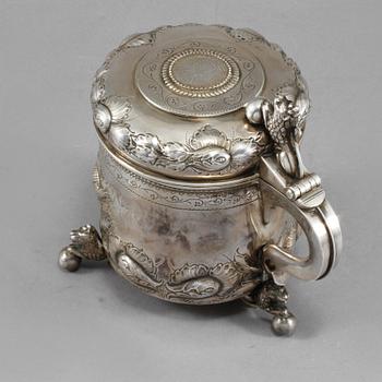 STOP, silver, barockstil, 1946. Vikt 620 gram.