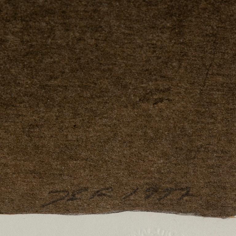 JOHN-E FRANZÉN, färglitografi, 1997, signerad 104/250.