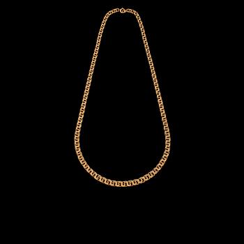 HALSLÄNK, 18K guld, kattfotstämplad, 1945. Vikt 24.0 g.
