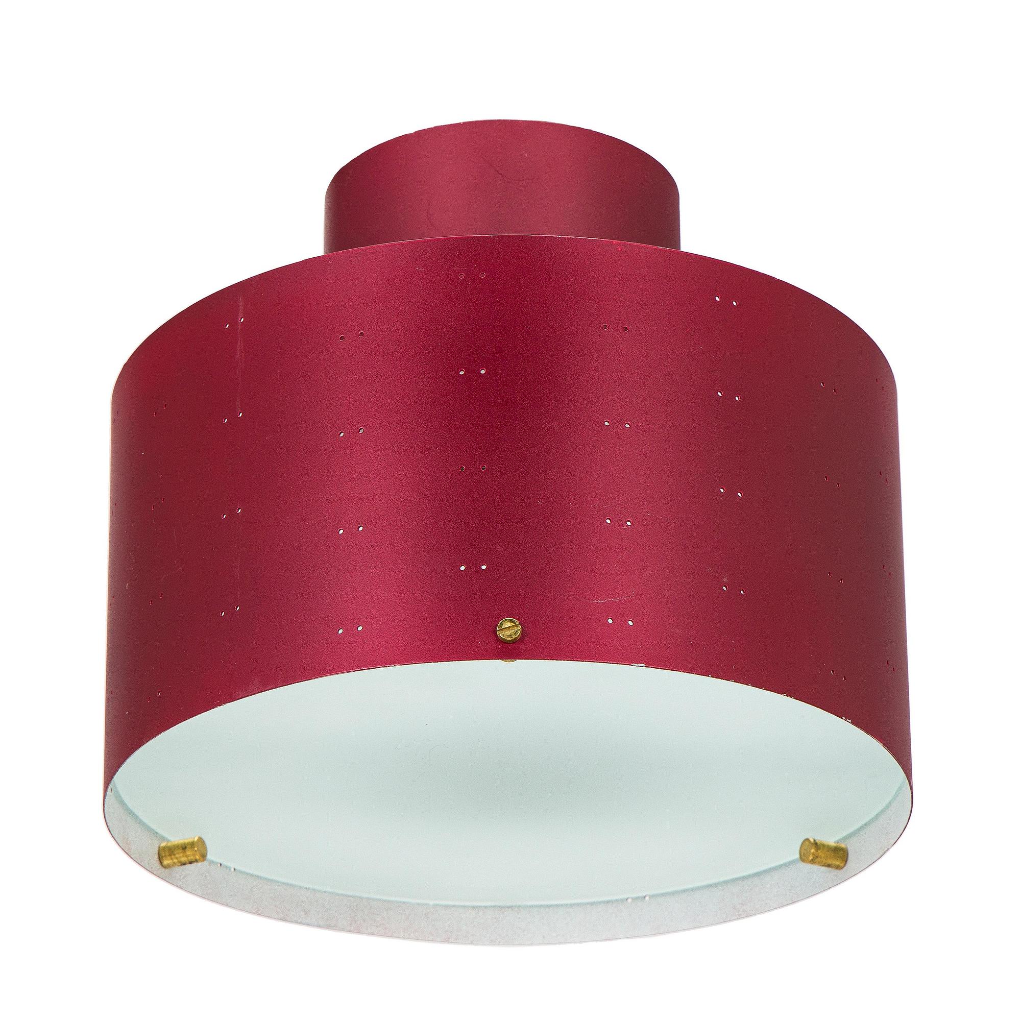 Paavo Tynell, a 1950s 9069/24 'Starry sky' ceiling light for Idman, Finland.