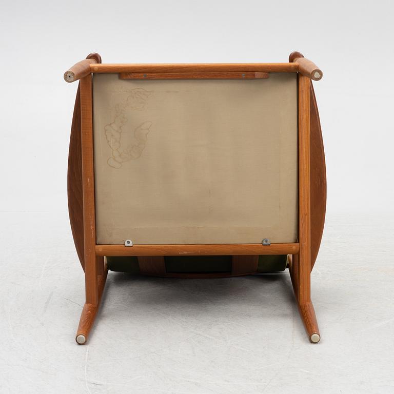 Grete Jalk, a teak easy chair model 118, by France & Son, Denmark, 1950s/60s.