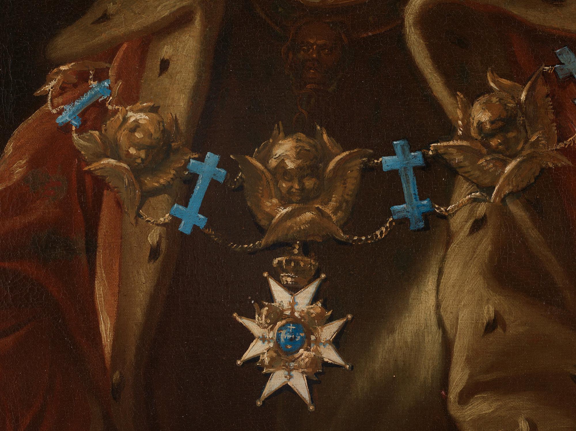 Olof Arenius, "Arvid Posse" (1689-1754) & makan "Hedvig Christina Stenbock" (1699-1759).