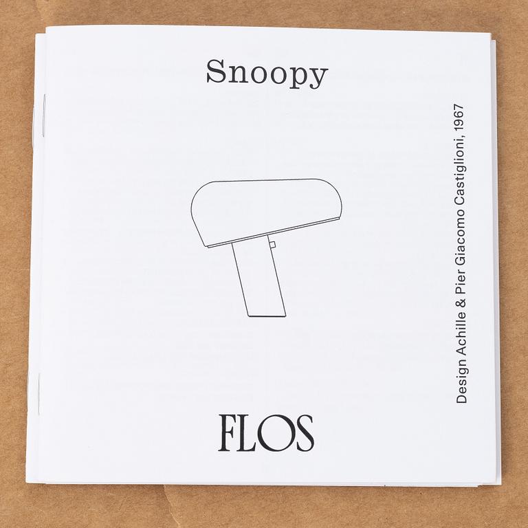 Achille & Pier Giacomo Castiglioni, bordslampa "Snoopy", Flos, Italien.