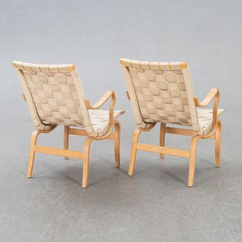 Bruno Mathsson, armchairs "Eva" a pair.