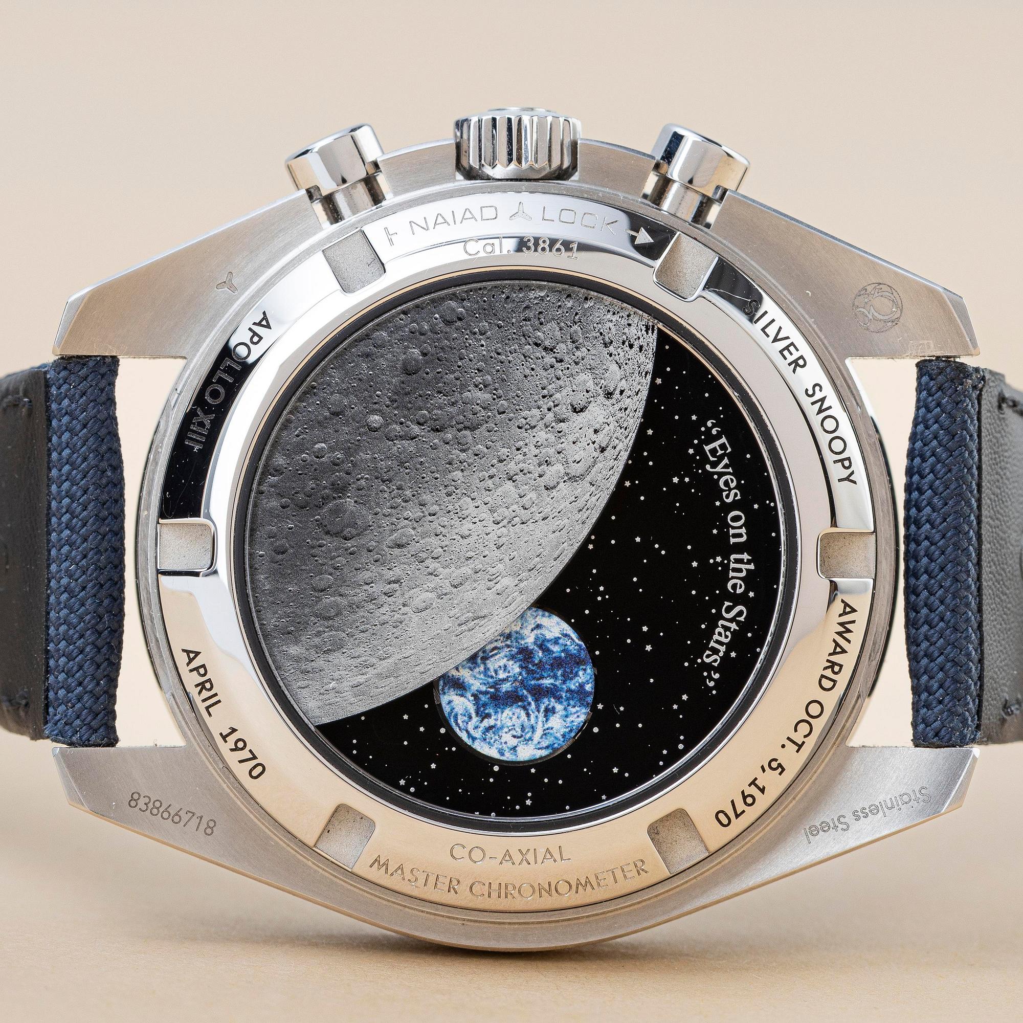 Omega, Speedmaster, Moonwatch, Professional, "Silver snoopy award" 50th Anniversary, ca 2023.