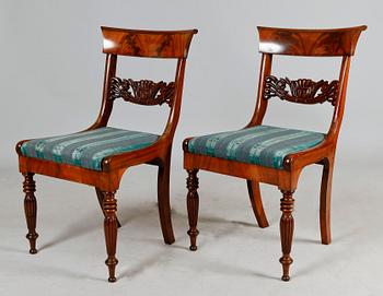 STOLAR, 5 st, empire, 1800-talets första hälft.