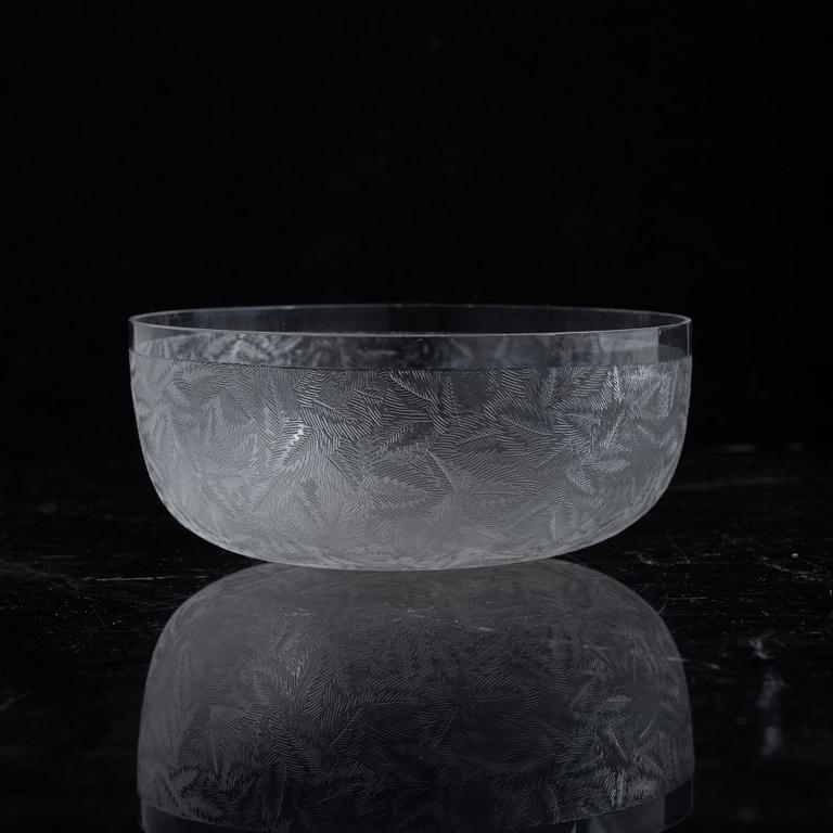 Rinsing cups / bowls, 11 pieces, glass, around 1900.