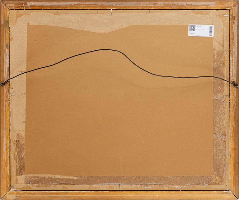 Carl Johan Forsberg, watercolour, signed and dated Sønderho Havn XXII. (1922).