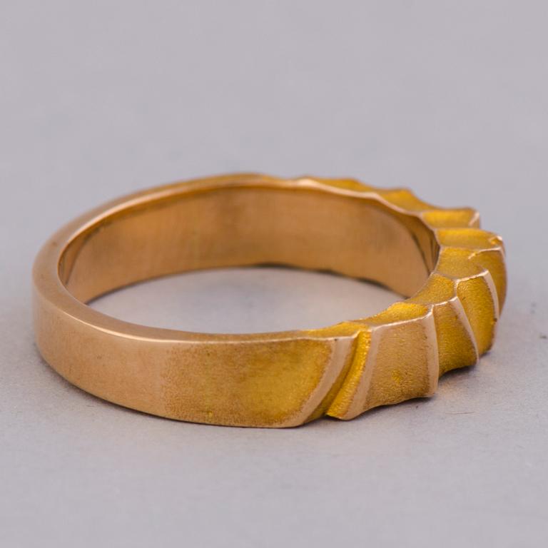 A RING, 14K gold. Lapponia 2002.