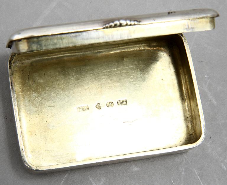 DOSOR, 3 st, silver, 1800-tal. Vikt ca 155 gr.