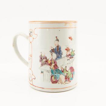 Mugg Kina 1700-talets andra hälft, porslin.