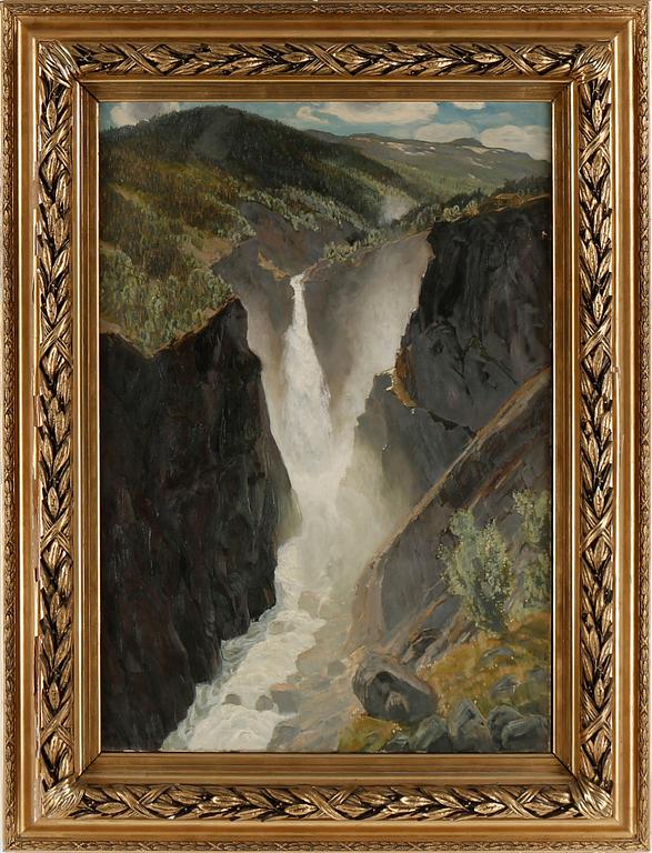 THOROLF HOLMBOE, olja på duk, signerad.