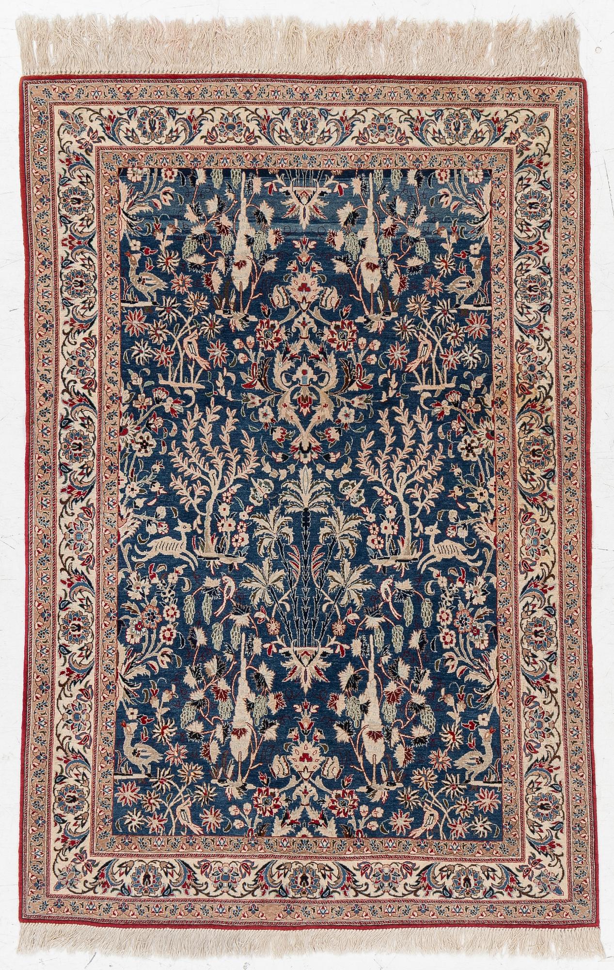 Carpet, Isfahan, ca 155 x 105 cm.