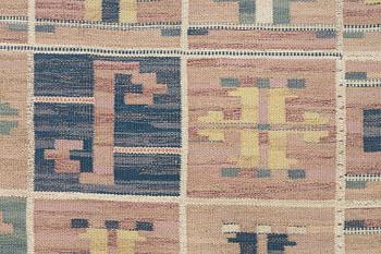 Märta Måås-Fjetterström, a carpet, 'Ulriksdal', flat weave, c. 290 x 250 cm, signed MMF.