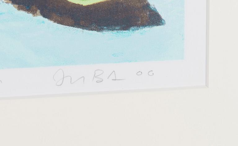 JUBA TUOMOLA, serigrafia, signeerattu, päivätty 06 ja numeroitu 25/175.