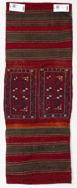A semi-antique saddlebag, Soma/Bergama area, Western Anatolia, c. 124 x 46 cm.