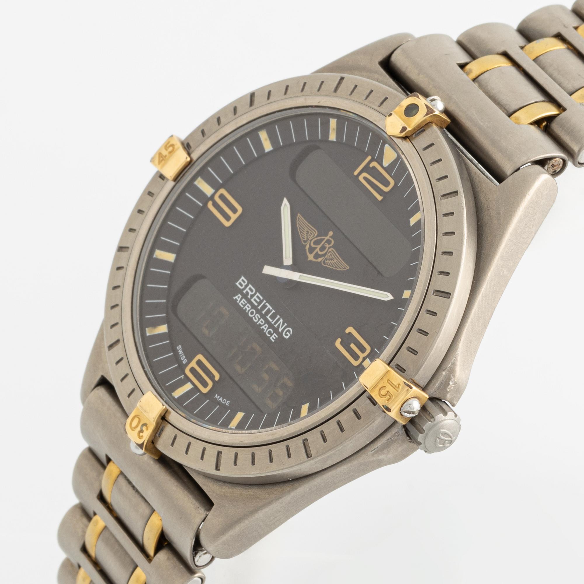 Breitling Navitimer Aerospace wristwatch 40 mm. Bukowskis