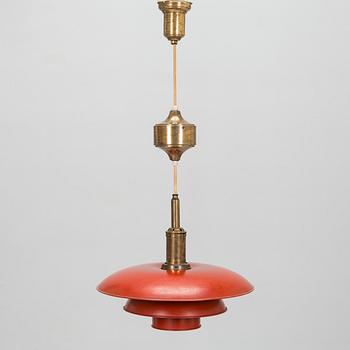 Poul Henningsen, a 'PH-4/4' 'Pulley pendant' light for Louis Poulsen, manufactured 1926-1928.