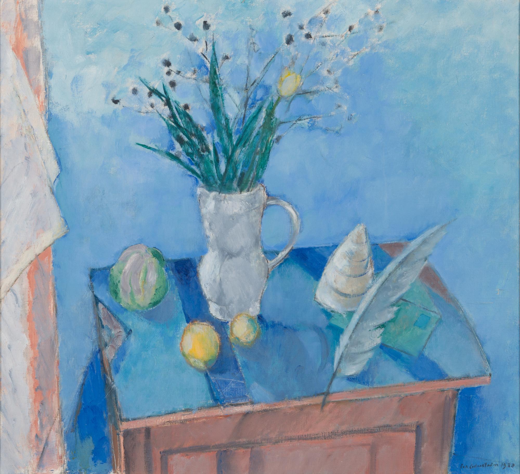 Eva Cederström, oil on canvas, signed and dated 1983.