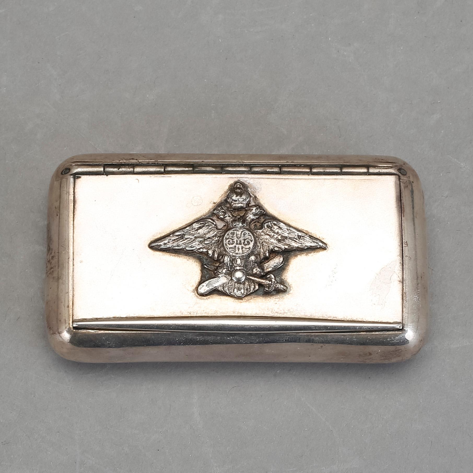 DOSA, silver. H. Pira & Son, Karlskrona år 1900. Vikt ca 100 gram.