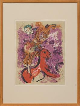 Marc Chagall · MARC CHAGALL, efter, utställningsaffisch, 1985.