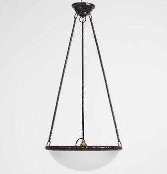 Harald Notini, ceiling lamp, model "5873", Arvid Böhlmarks Lampfabrik, 1920s.