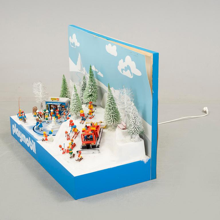 A Playmobil store display Germany 1980s.