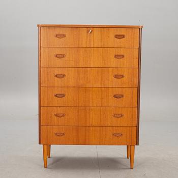 BYRÅ, teak, 1960-tal.