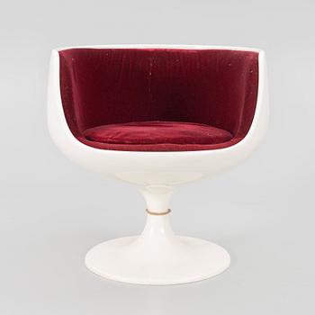 Eero Aarnio, fåtöljer, 4 st "Cognac", Artekno för Asko Oy, Finland, 1960/70-tal.