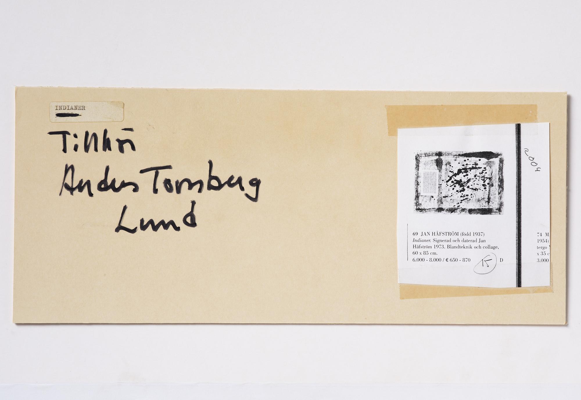 Jan Håfström, "Indianer".