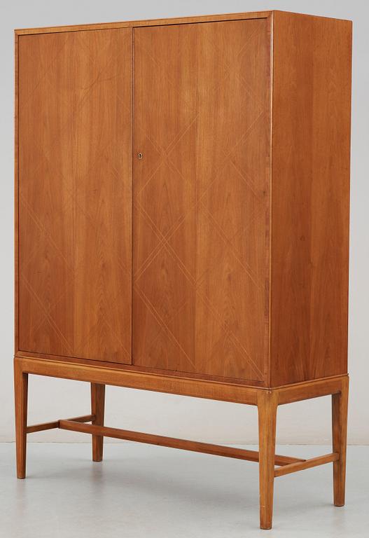 An mahogany cabinet, probably by Oscar Nilsson, Bodafors, 1940's-50's.