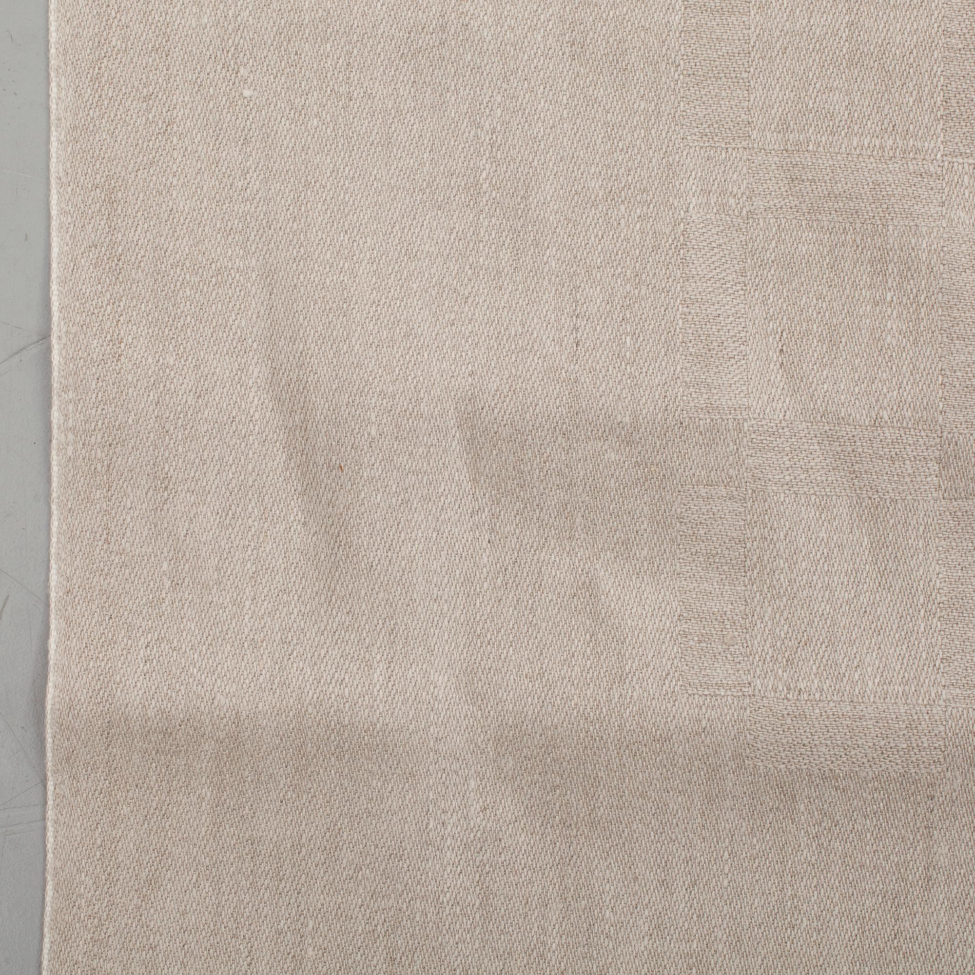 DUKAR, 2 st och LÖPARE, linne, Klässbols Linneväveri.