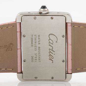 Cartier, Tank Divan, wristwatch, 38.5 x 24.5 (30.5) mm.