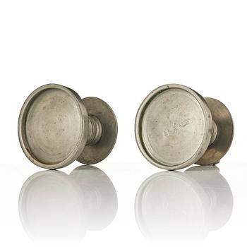 Nils Fougstedt, a pair of candlesticks model 1189, Firma Svenskt Tenn, Stockholm, 1929.
