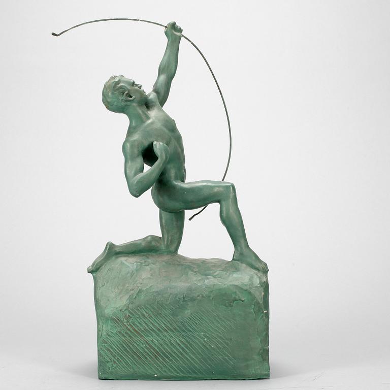 SKULPTUR, gips, okänd konstnär, 1900-talets andra hälft, ej signerad.
