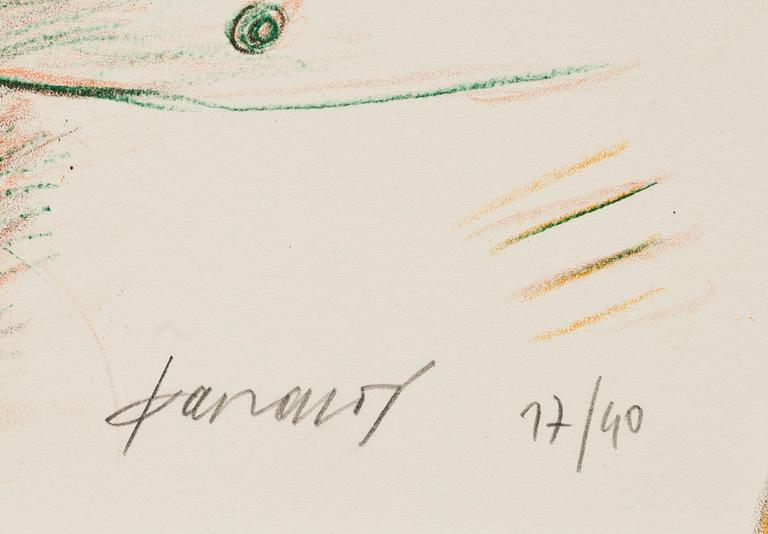 ALEXANDRE FASSIANOS, färglitografi, signerad och numrerad 17/40.