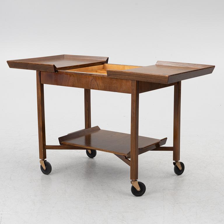 Serving cart, mid-20th century.