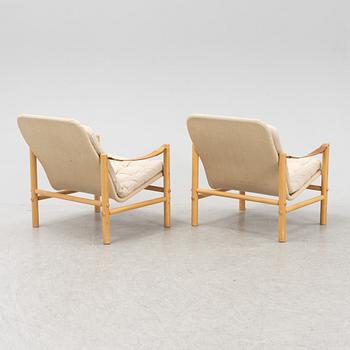 Bror Boje, fåtöljer, ett par, "Junker", Dux.