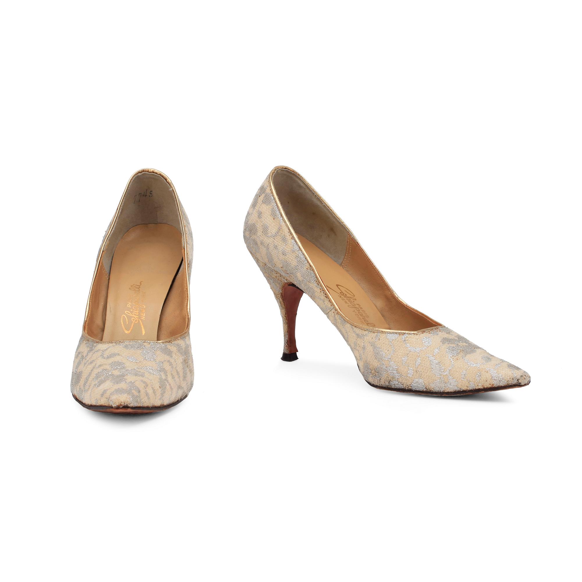 ELSA SCHIAPARELLI, a pair of lady's shoes.