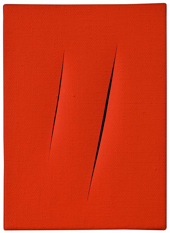 Lucio Fontana, "Concetto Spaziale, Attese".