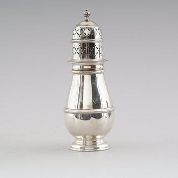 SOCKERSTRÖARE, silver, Walker & Hall, London 1931. Vikt ca 195 gram.