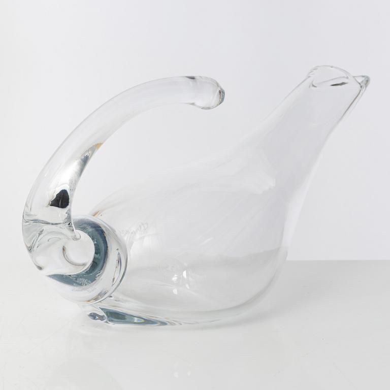 Reijmyre Glasbruk, mattallrikar 7 st, samt karaff, för Operakällaren.