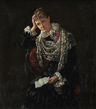Portrait of Tekla Kistner.