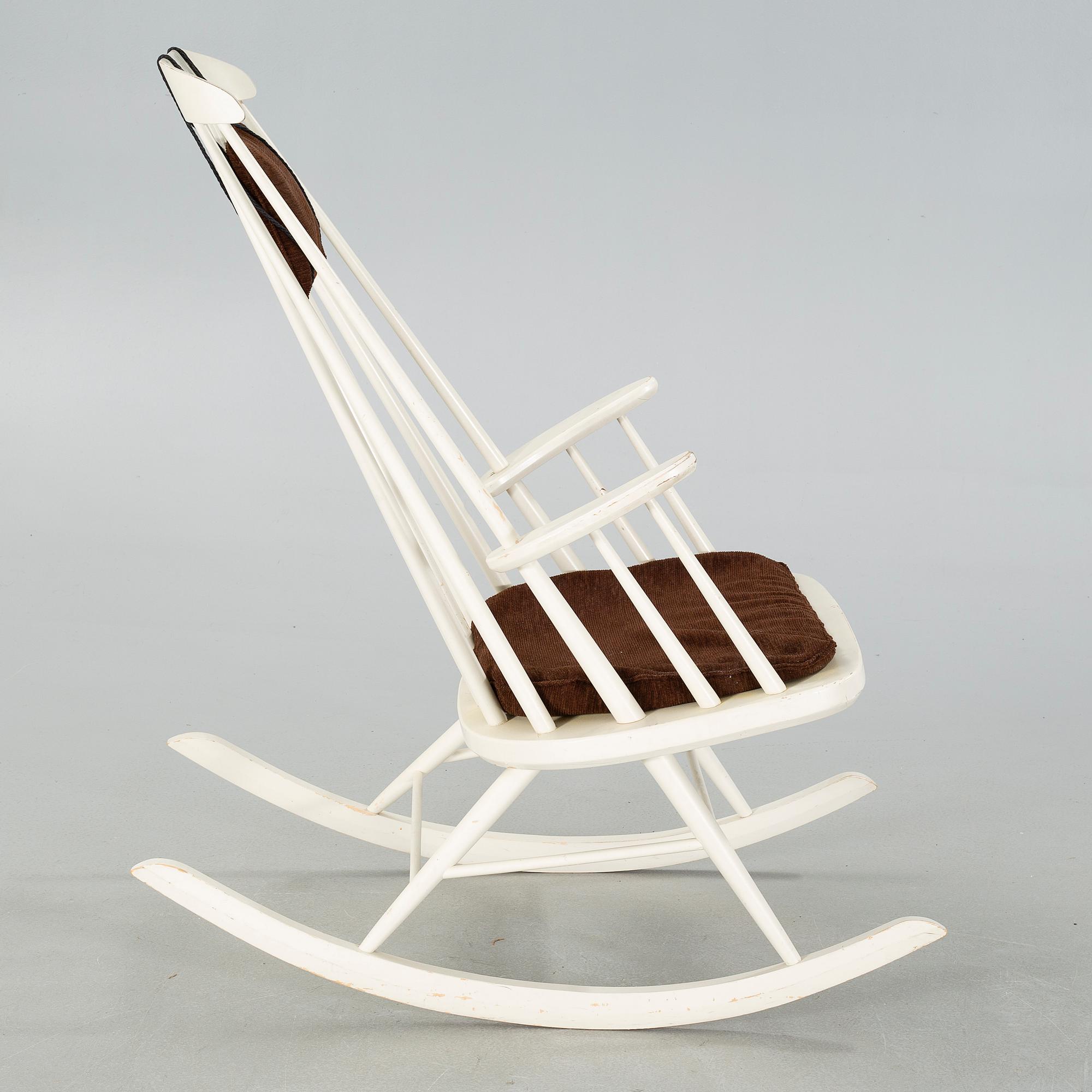 A "Gunga Din" rocking chair, designed by Gillis Lundgren for IKEA, second half of the 20th century.