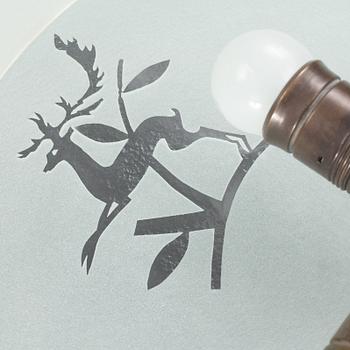 A Swedish Grace ceiling lamp, 1920's/30's.